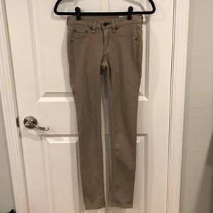Rag & Bone Tan Stretch Skinny Pants size 24